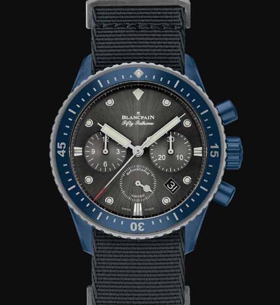 Blancpain Fifty Fathoms Watch Review Bathyscaphe Chronographe Flyback Ocean Commitment Replica Watch 5200 0310 NAGA